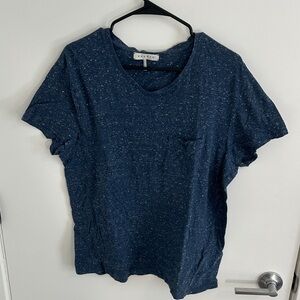 Sandro Blue and White T-Shirt